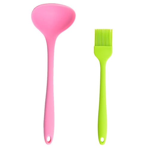 Espátula de silicone com cabo ergonômico e formato perfeito para uma pegada eficiente, antiaderente, resistente ao calor, própria para