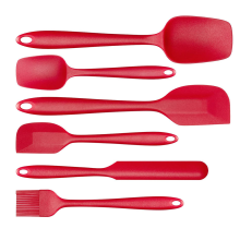 Antihaft-Silikonspatel-Set, einteiliges Design, hitzebeständig bis 600 F (ca. 315 C) zum Backen und Rühren, ergonomischer Griff, hygienisch,