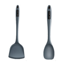Varmebestandig øseske, silikone suppeøse med ergonomisk håndtag til giftfri og ubesværet madlavning (sømløst design)