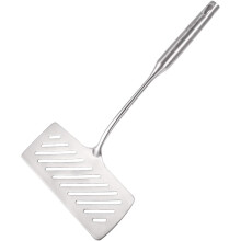 Sicherer, rostfreier Pfannenwender mit Schlitzen, robuster, flexibler Edelstahlspatel zum Wenden von Steaks und Fischfilets in Grillrestaurants,