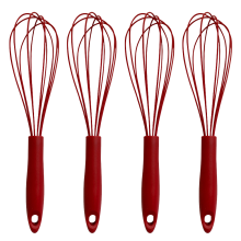 Professionelles Küchenwerkzeug: Antihaft-Schneebesen, hochhitzebeständig für professionelles Kochen und Backen, ergonomischer Griff, BPA-frei,