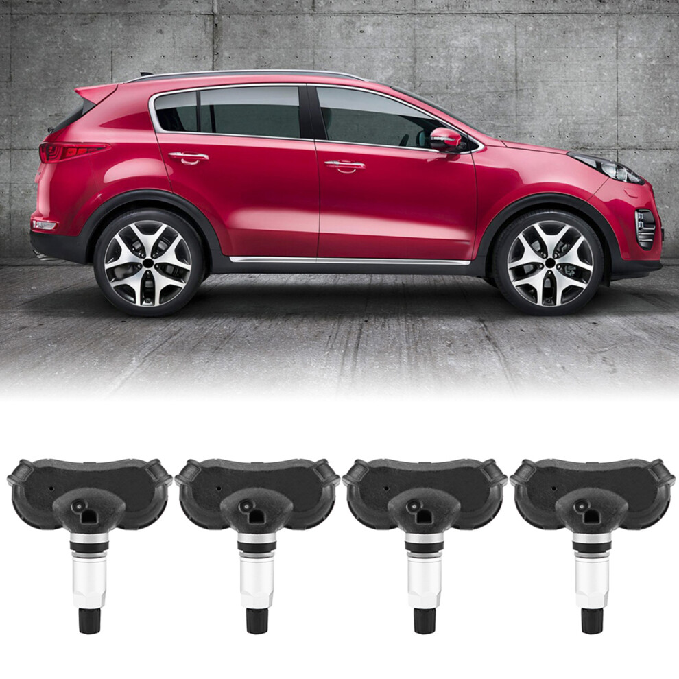 4 Pcs Car Tpms Tire Pressure Monitoring Sensors For Kia Sportage Hyundai Ix35 6901362613539