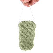 Langwellen-Großgröße Natürlicher Konjac-Gesichts- & KörperSchwamm - 11,7x17cm, 15g