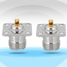 Koaxialadapter UHF weiblich 50Ω 2 Stück – Für RF-Anwendungen