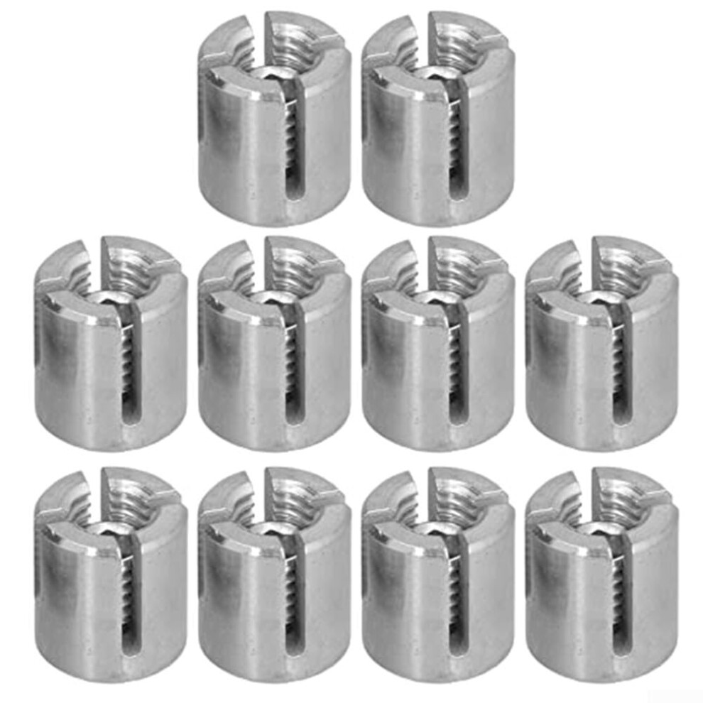 Stainless Steel Wire Rope Cross Clamps For Secure Fastening And Applications 10Pcs 9105992172597