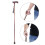 Alloy Foldable Elderly Safety Walking Stick, Adjustable Length, Bronze 10