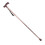 Alloy Foldable Elderly Safety Walking Stick, Adjustable Length, Bronze 16
