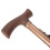 Alloy Foldable Elderly Safety Walking Stick, Adjustable Length, Bronze 12