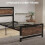 Homcom HOMCOM Single Size Metal Bed Frame w/ Headboard & Footboard 4