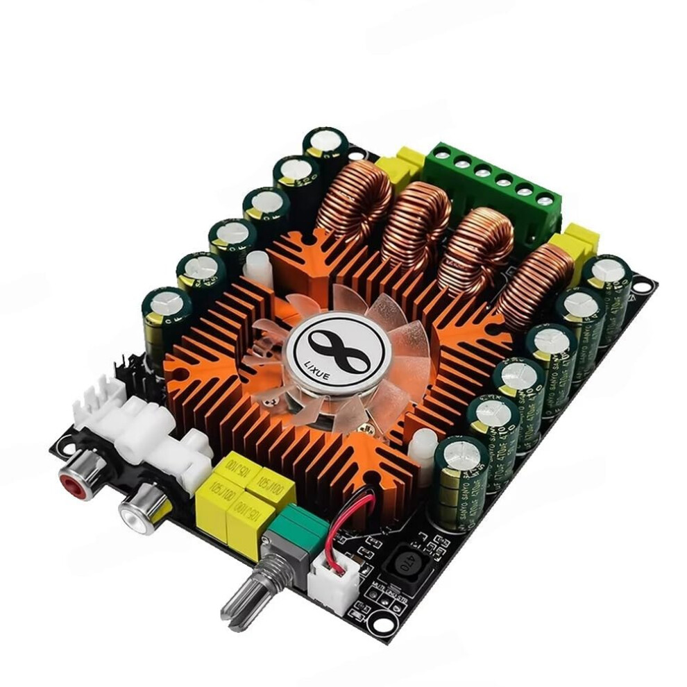 Tda7498e 2.0 Digital Power Amplifier Board 160Wx2 High Power Stereo Amplifier Support For Btl 220W With Cooling Fan 9323874054957