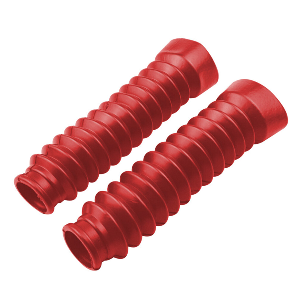 (Red) 2X Front Fork Cover Shock Absorbor Gaiter Replaced Part Firm Structure-image-OPC-PN2WBV8-NEW