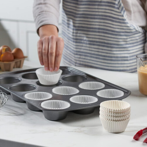 Baking Bliss: Εξαιρετικά μεγάλες θήκες για cupcakes, χαρτί περγαμηνής που εξασφαλίζει 2