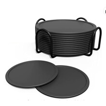 Wasserdichte Silikonuntersetzer, elegantes Design mit schnelltrocknender, rutschfester Oberfläche, wärmeisolierende, wiederverwendbare und