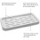 Protetor de bancada de silicone multiuso, design amplo e profundo para cobertura completa, flexível e resistente ao calor, com drenagem automática 4