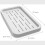 Protetor de bancada de silicone multiuso, design amplo e profundo para cobertura completa, flexível e resistente ao calor, com drenagem automática 2