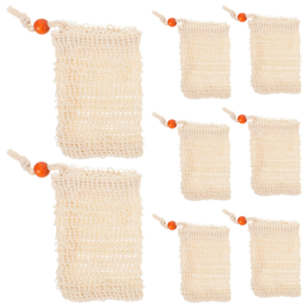 Iplusmile 8Pcs Mesh Soap Bags For Exfoliating Body And Facial Cleaning