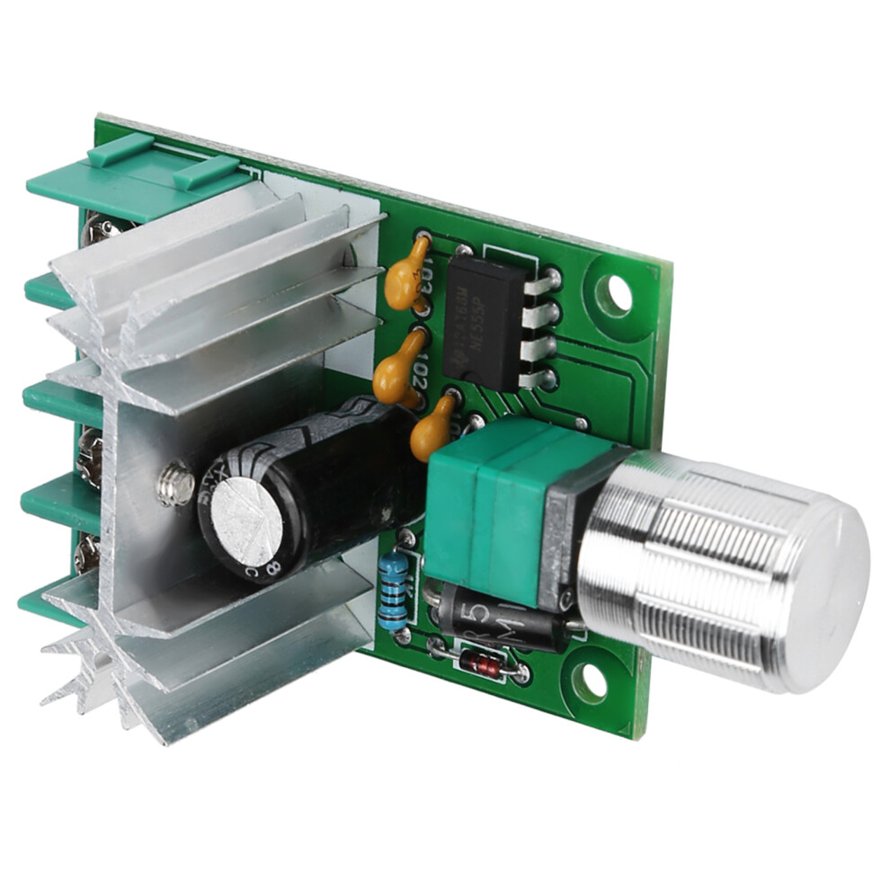 6V-12V 6A Pwm Dc Motor Speed Controller, Aluminum Knob, 5137Mm 7641362619610