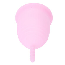 Menstrual Cup Medical Silicone Leak-Free, Size S/L Pink, Reusable
