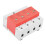 4P 60-100KA 420VAC Low Voltage Surge Protector, Flame Retardant, Easy Install 7