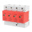 4P 60-100KA 420VAC Low Voltage Surge Protector, Flame Retardant, Easy Install 6