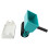 Portable 6" Handheld Glue Applicator with Adjustable Flow, Green & Cream 5