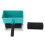 Portable 6" Handheld Glue Applicator with Adjustable Flow, Green & Cream 2