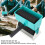 Portable 6" Handheld Glue Applicator with Adjustable Flow, Green & Cream 10