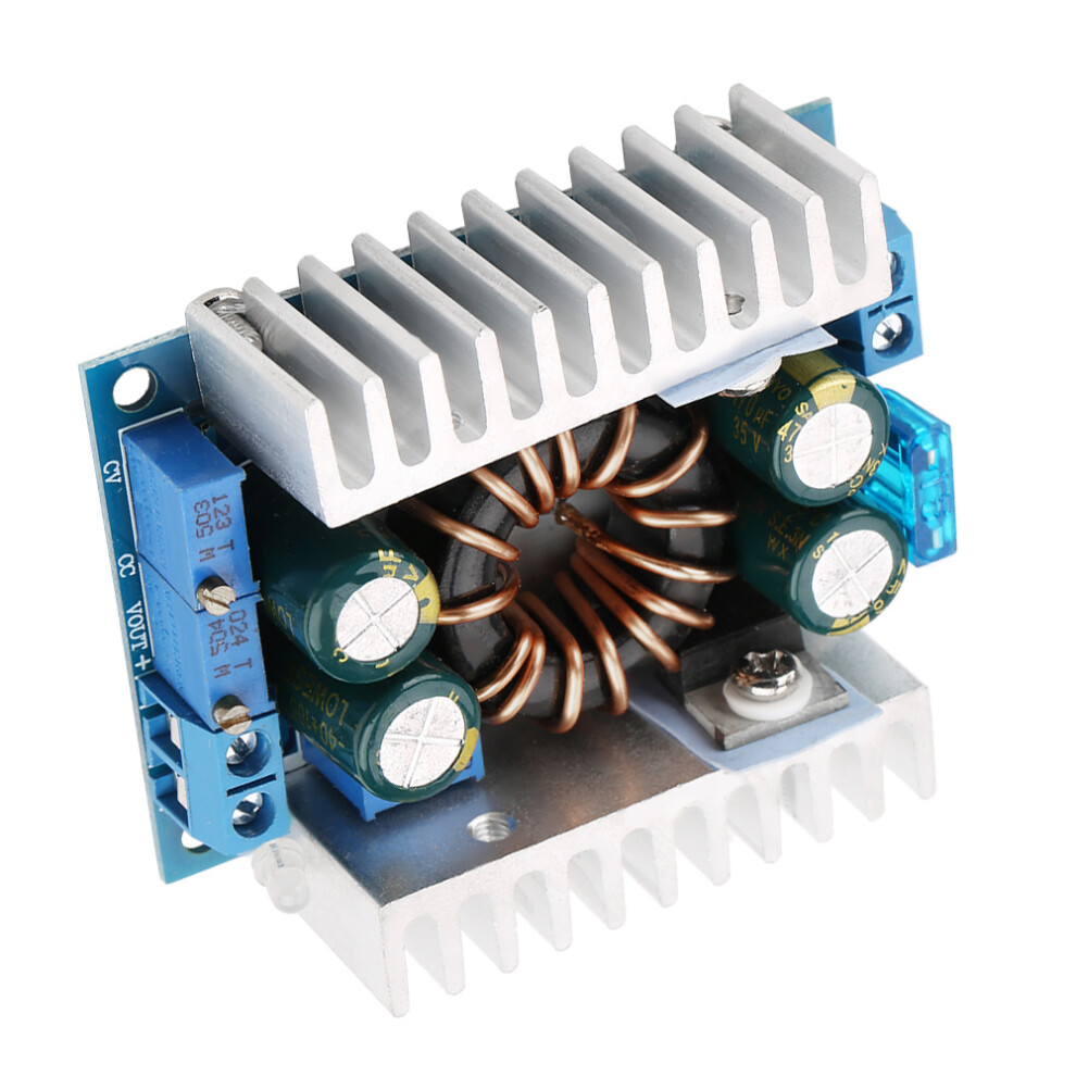 Dc10-32V To Dc12-60V Boost Converter Module 95% Efficiency Heat Sink 7611362621029