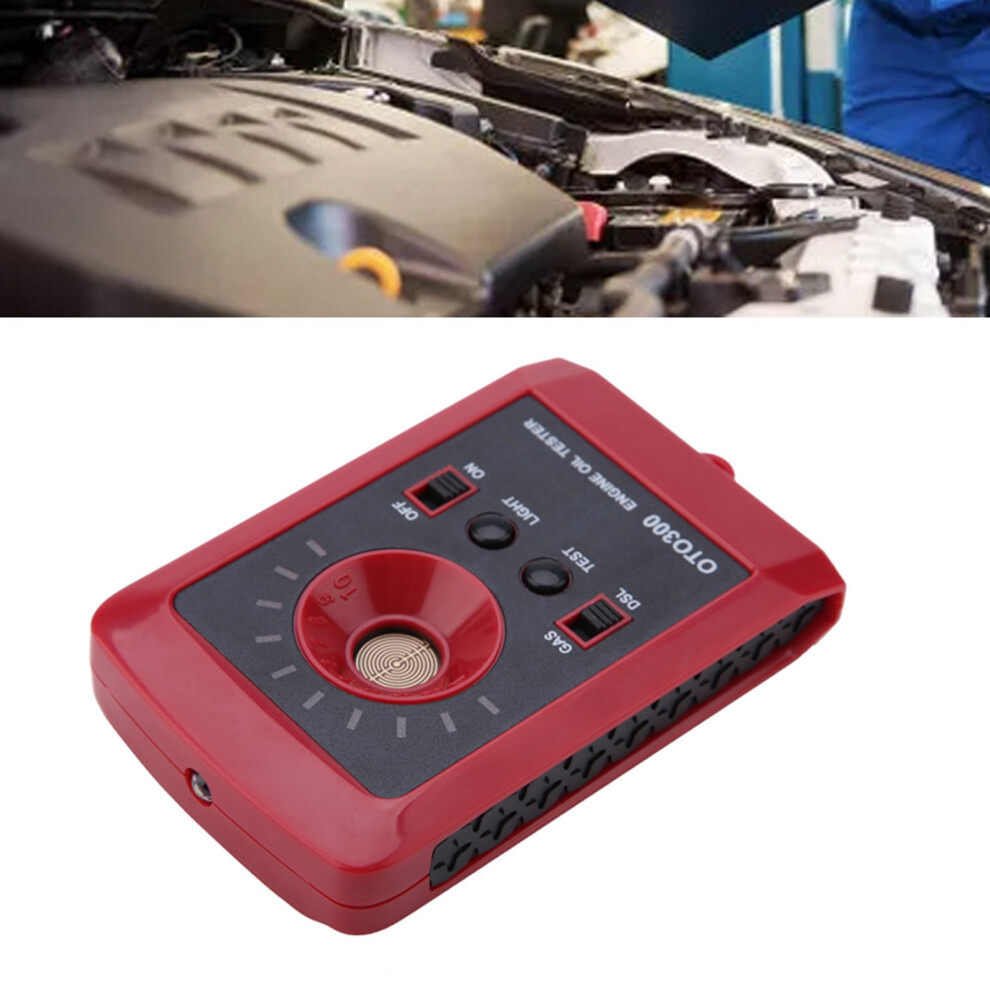 Car Digital Stroke Oil Quality Tester Motor Engine Detector Gas Diesel Analyzer
