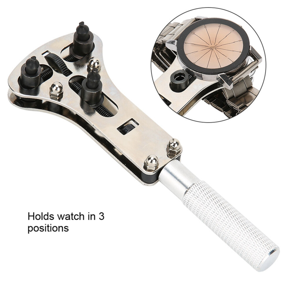 Versatile Alloy Steel Watch Back Case Opener and Cover Remover Repair Tool Set-image-OPC-PN2WMHZ-NEW