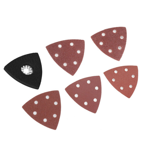 101pc 90mm Sanding Set with 80mm Pad for Multi Tool Surface Finishing
