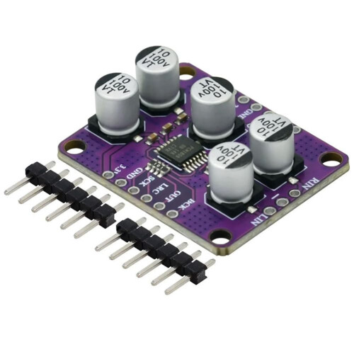 High-Fidelity PCM1808 Stereo ADC Amplifier Board 105dB SNR 24bit Audio Decoder Module for Enhanced Sound Playback