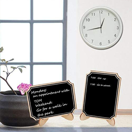 Mini Chalkboard Signs With Easel Stand, Adaptable For Every Occasion 2
