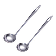 Polonic inovator din oțel inoxidabil, proiectat cu oțel inoxidabil 304 de calitate alimentară, rezistent și durabil, mâner confortabil care