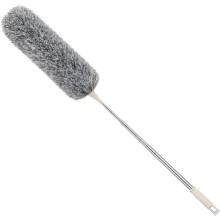 Kit de curățare a ventilatorului de tavan, praf extensibil cu tijă de extensie din oțel inoxidabil, pentru tavan înalt, mobilier, colț,