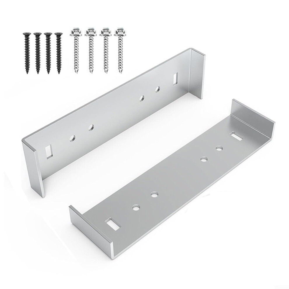 Heavy Duty Aluminum Mailbox Mounting Bracket For Mailboxes With 8" Wide Floor, Rust Proof Metal Fixture Supports Up To 300Lbs 9323874056012