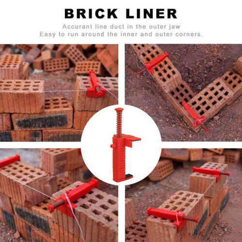 4x Red Durable Bricklaying Line For Easy And Accurate Brick Placement 2