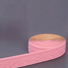 Decorative Skirting 10m Alternative Wall Waist Protection Strip Easy Mount Baseboard Line Edge(PINK)