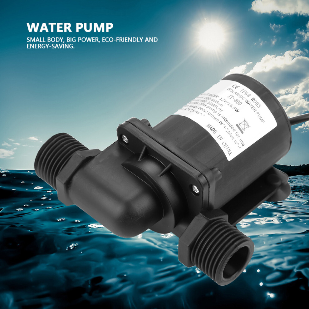 Mini 12V Dc Water Pump For Fish Pond - Brushless 40C To 100C Temp Range 4941362625028