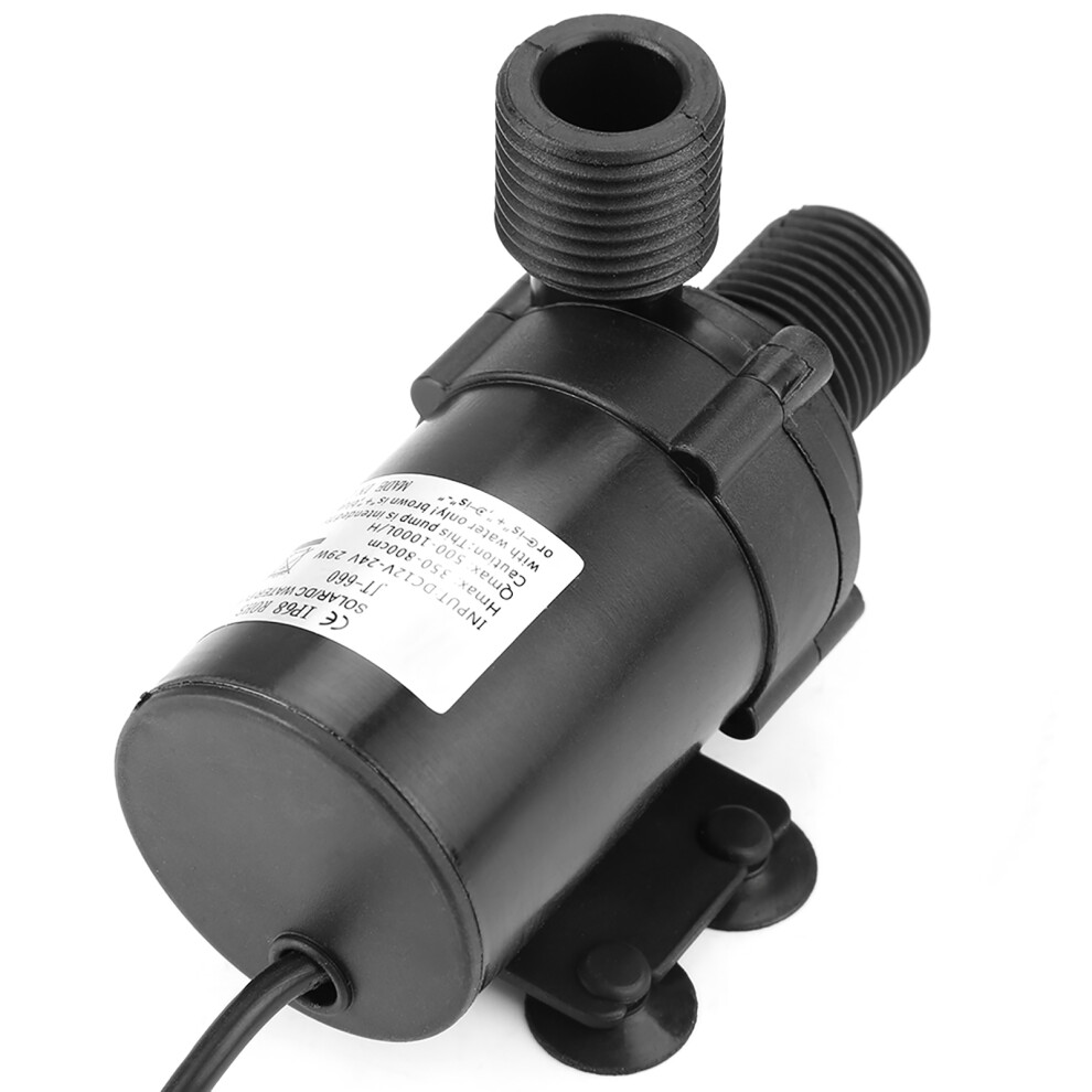Mini 24V Brushless Water Pump For Solar Heater 750L/H 20Mm 8411362625008