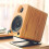 2pcs Desktop Speaker Stand Monitors Computer Speaker Clamp Holder Metal Base Accessories Desktop Stand 5