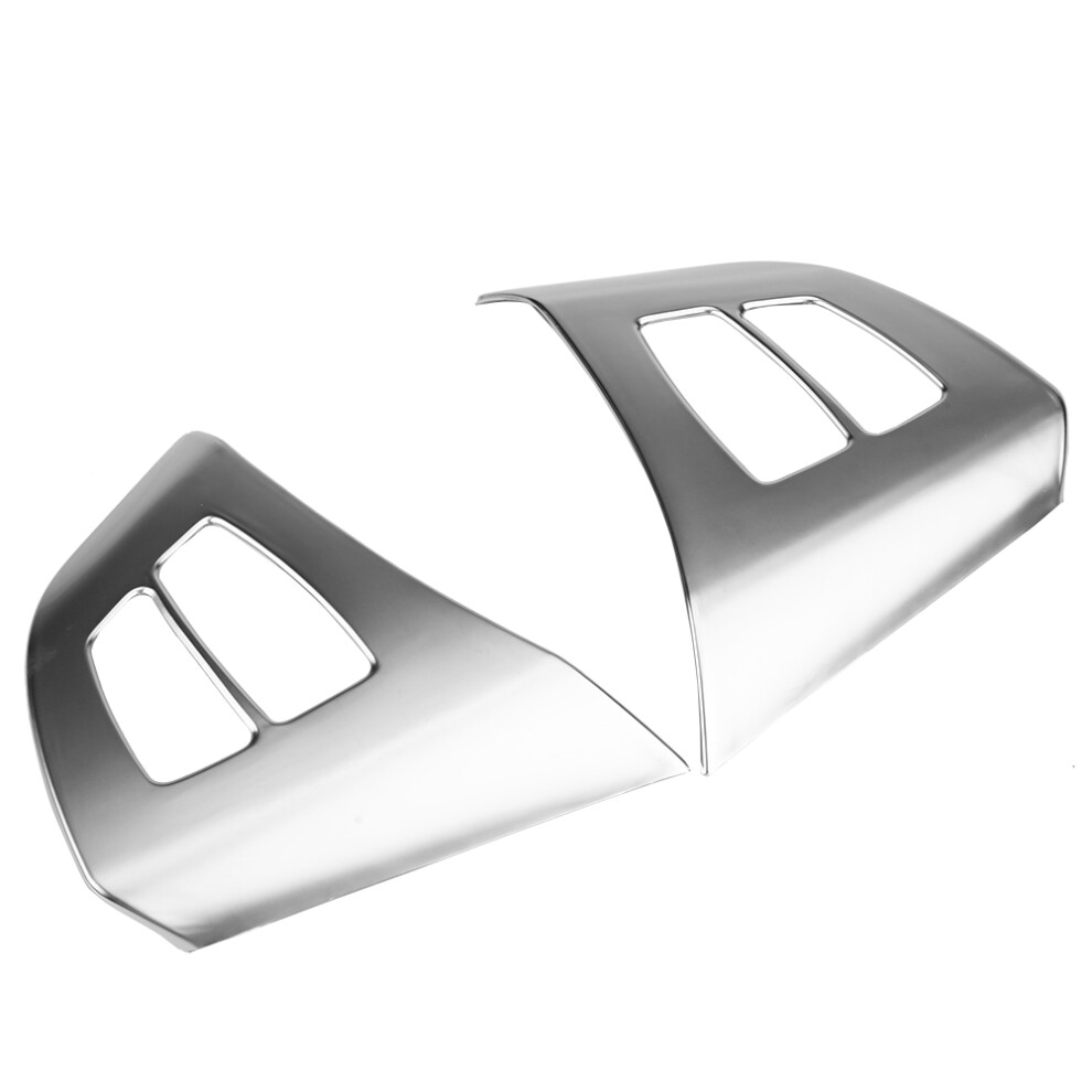 2Pcs Chrome Abs Steering Wheel Button Trim For X5 E70 2008-2013 8771362626307