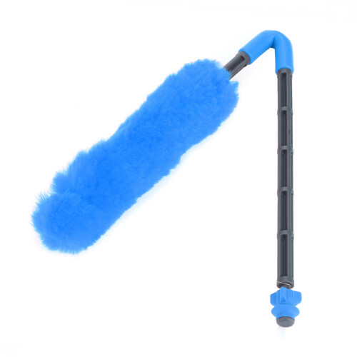 Blue Wool Paintball Barrel Cleaner Swab & Squeegee Buffer 1