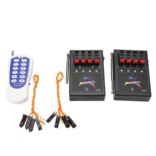 Expandable Wireless Fireworks Firing System with 150m Range & Remote 1
