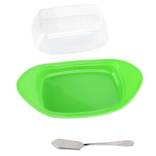 Multifunksjon: Oppbevaring og skjæring av ferske matvarer, ost og dessertbrett med elegant design for en hyggelig matopplevelse, kjøling for