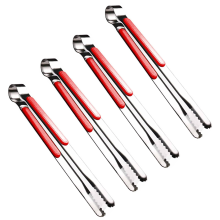 Leicht zu reinigende Küchenzange aus Edelstahl, ergonomisches Design, rutschfester und komfortabler Griff, leicht und vielseitig einsetzbar,