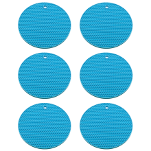 Suporte de silicone resistente ao calor para panelas e xícaras, novo design de bandeja profunda e espessa para todos os tipos de xícaras e canecas,
