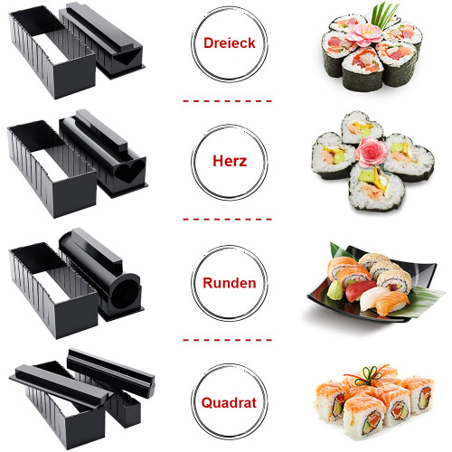 Σετ Sushi Master, Εργαλεία DIY για αρχάριους, Θρεπτικά γεύματα στα χέρια σας, Ανθεκτικός 2