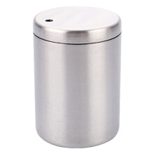 Dispenser di stuzzicadenti da tavolo, aggiunta versatile al tavolo da pranzo, porta stuzzicadenti in acciaio inossidabile con design a bordo liscio,
