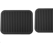 Salvamanteles decorativo de silicona, alfombrilla flexible antideslizante para platos calientes, utensilio de cocina multiusos resistente al calor,